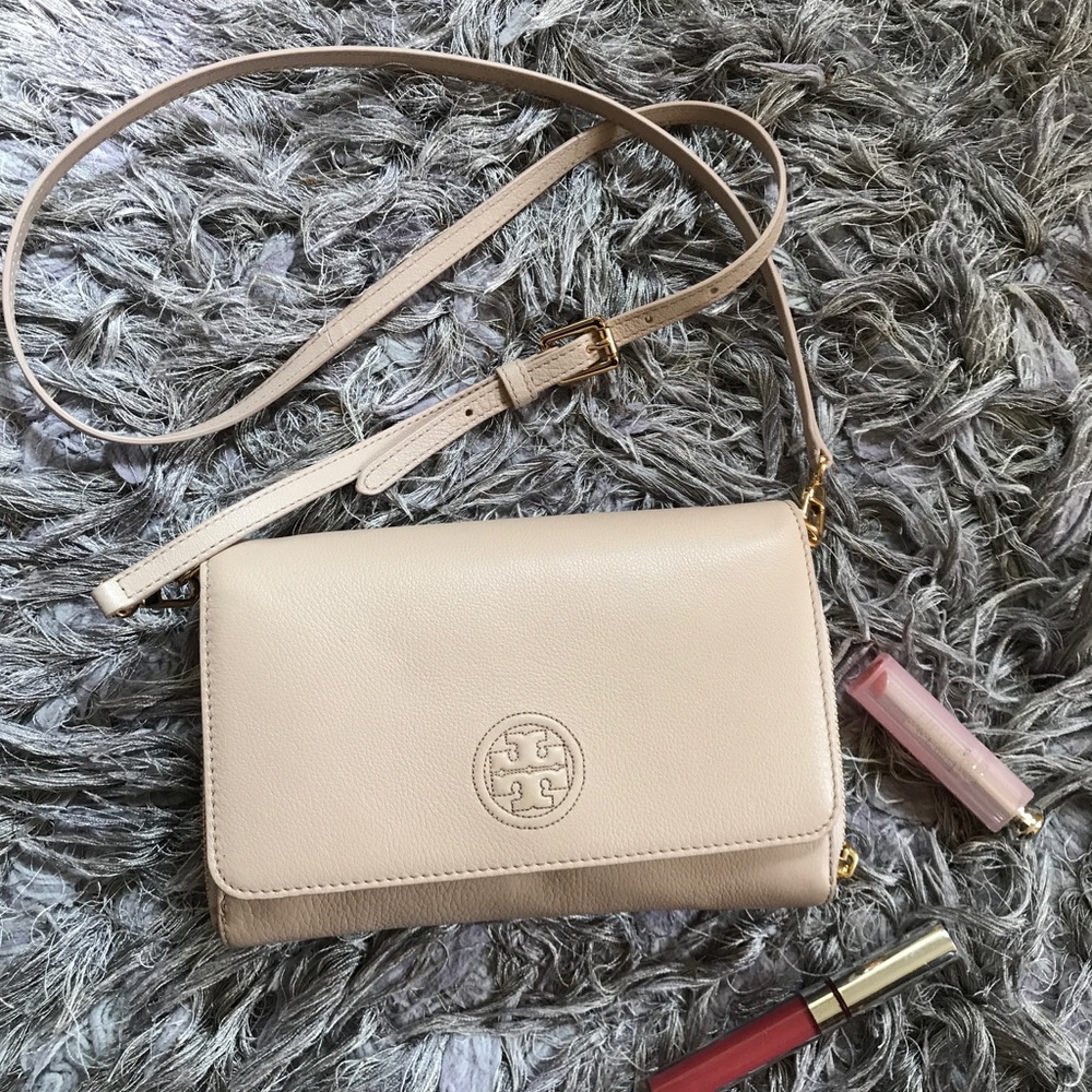 Tory Burch crossbody pink nude